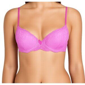 Victoria's Secret Bra Dream Angels Lined Demi Lace Pink WOMEN'S WOMAN'S Size 32C